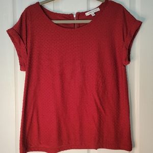 Rose + Olive top size large